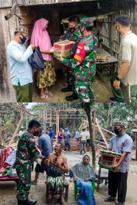 Ket : Program Jum'at Berkah Kodim 0104/Atim Sasar Kaum Duafa (Foto/Boy)